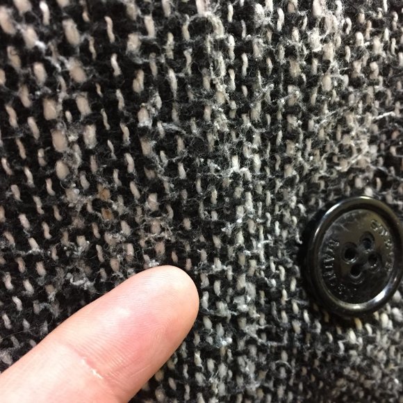 Steve Madden Black and White Coat Size Small - Picture 2 of 9